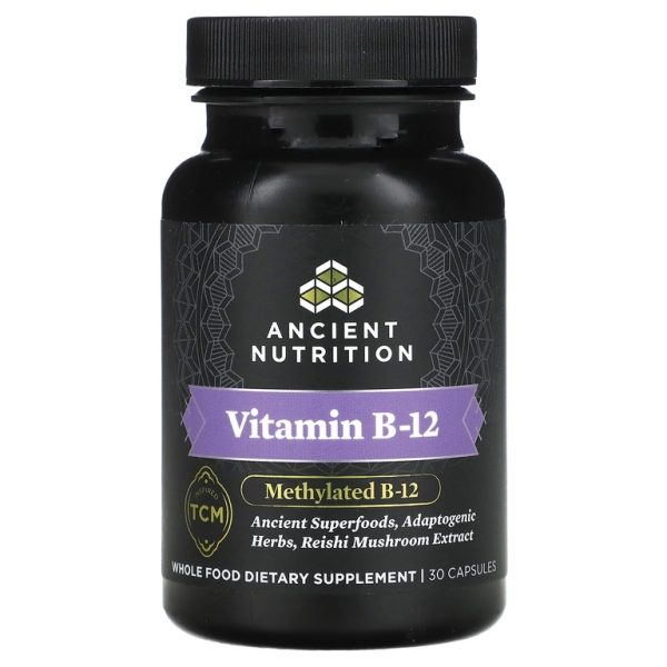 Ancient Nutrition, Витамин B12, 30 капсул