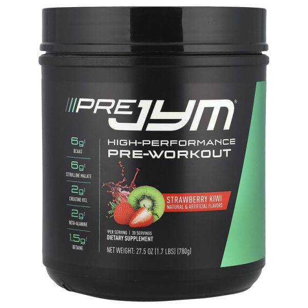 JYM Supplement Science, Pre JYM, высокоэффективное средство перед тренировкой, клубника и киви, 780 г (1,7 фунта)