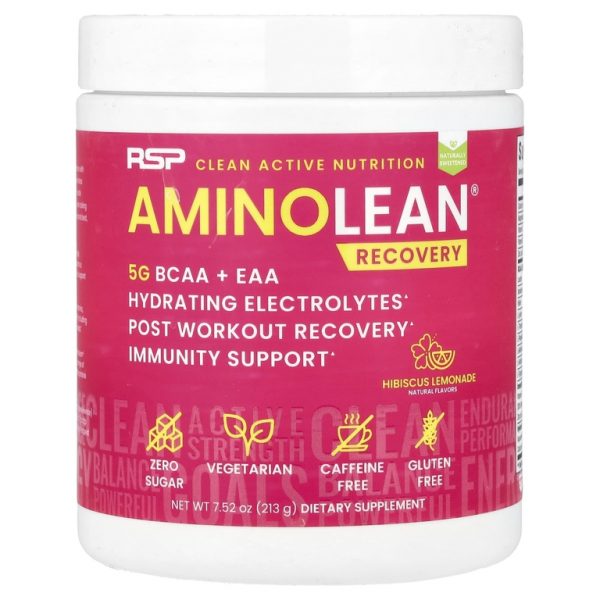 RSP Nutrition, AminoLean® Recovery, без кофеина, гибискус и лимонад, 213 г (7,52 унции) (Товар снят с продажи)