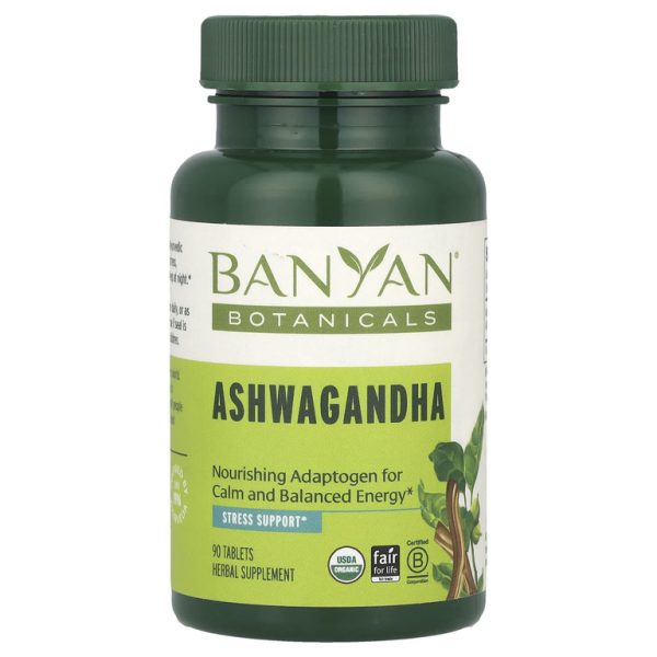 Banyan Botanicals, Ашваганда, 90 таблеток