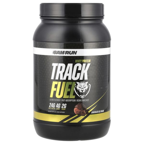 6AM Run, Track Fuel, сывороточный протеин, шоколадное мороженое, 907 г (2 фунта) (Товар снят с продажи)