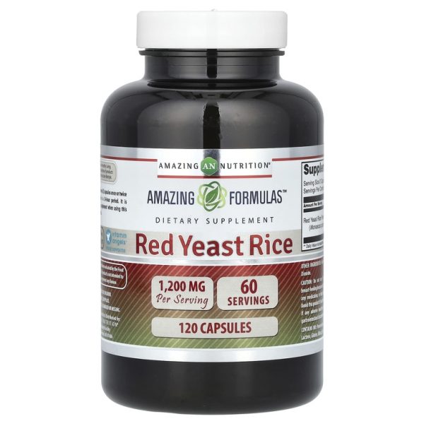 Amazing Nutrition, Красный дрожжевой рис, 120 капсул (600 мг на капсулу)