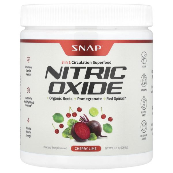 Snap Supplements, Оксид азота, вишня и лайм, 250 г (8,8 унции)