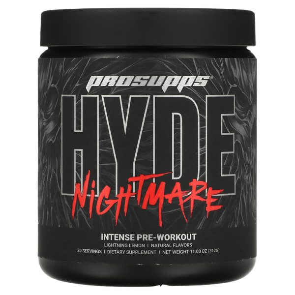 ProSupps, Hyde Nightmare, Intense Pre-Workout, Lightning Lemon, 11 oz (312 g) (Товар снят с продажи)