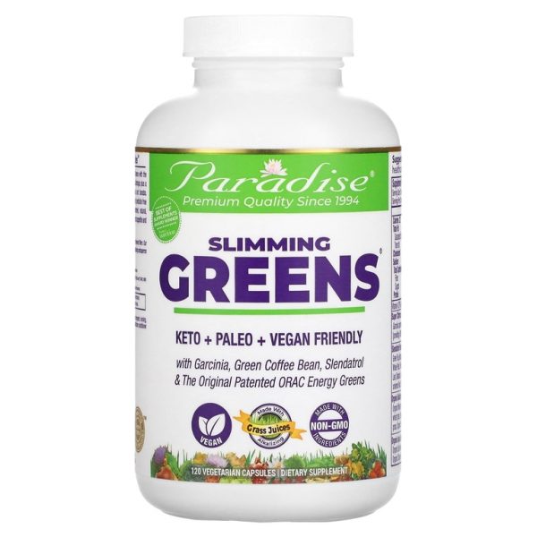 Paradise Herbs, Зелень для похудения, 120 вегетарианских капсул (Товар снят с продажи)