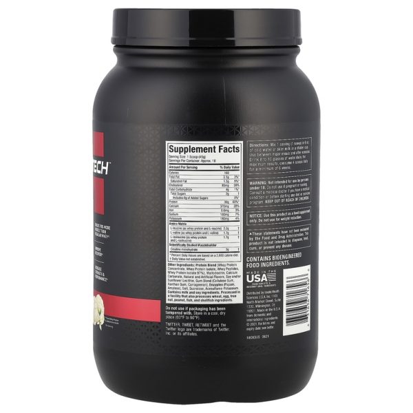 MuscleTech, Platinum Whey + Muscle Builder, ванильный крем, 817 г (1,8 фунта)