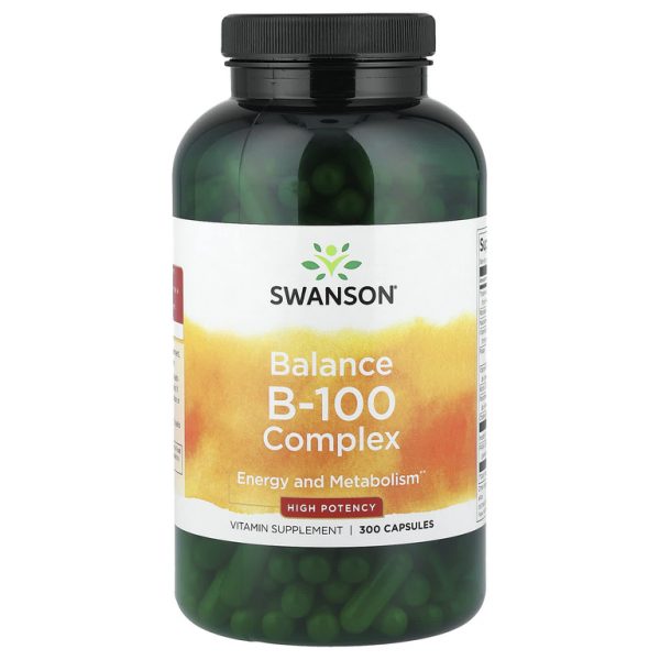 Swanson, Balance B-100 Complex, высокая эффективность, 300 капсул