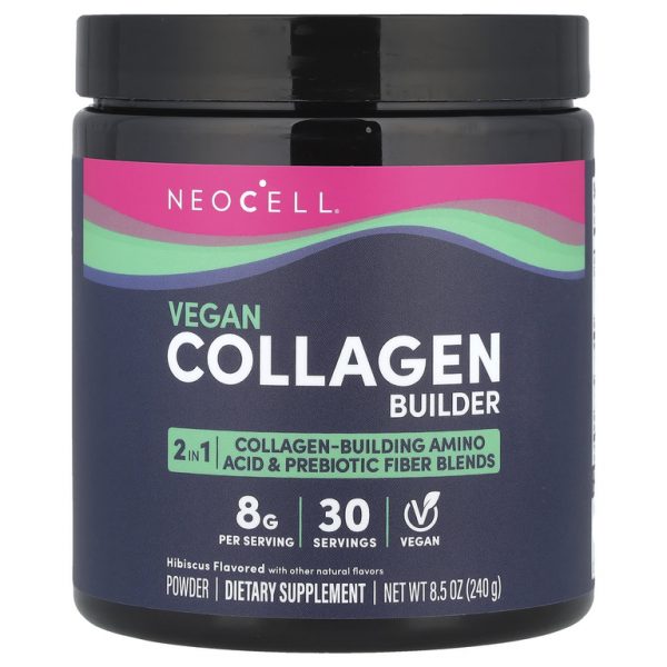 NeoCell, Vegan Collagen Builder, порошок из гибискуса, 240 г (8,5 унции)
