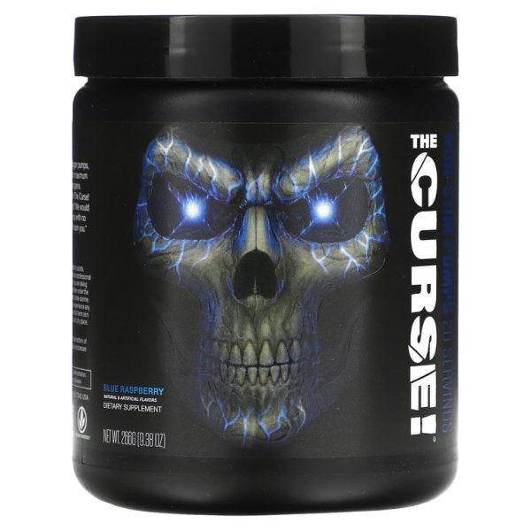 JNX Sports, The Curse, добавка для роста мышц без стимуляторов, со вкусом голубой малины, 266 г (9,38 унции)