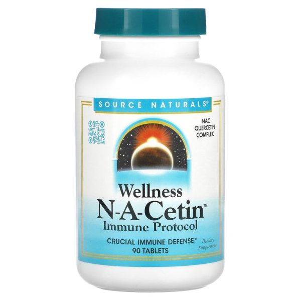 Source Naturals, Wellness NA-Cetin®, 90 таблеток