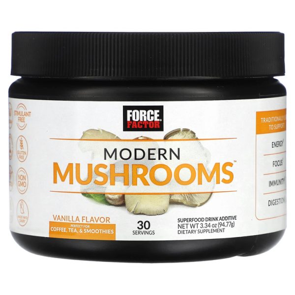 Force Factor, Modern Mushrooms, ваниль, 94,77 г (3,34 унции) (Товар снят с продажи)