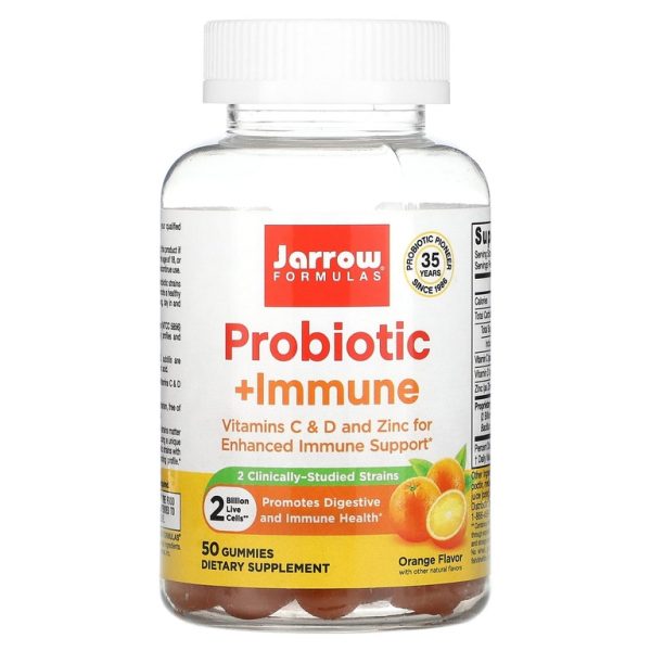 Jarrow Formulas, Probiotic + Immune, апельсин, 2 млрд, 50 жевательных таблеток (Товар снят с продажи)