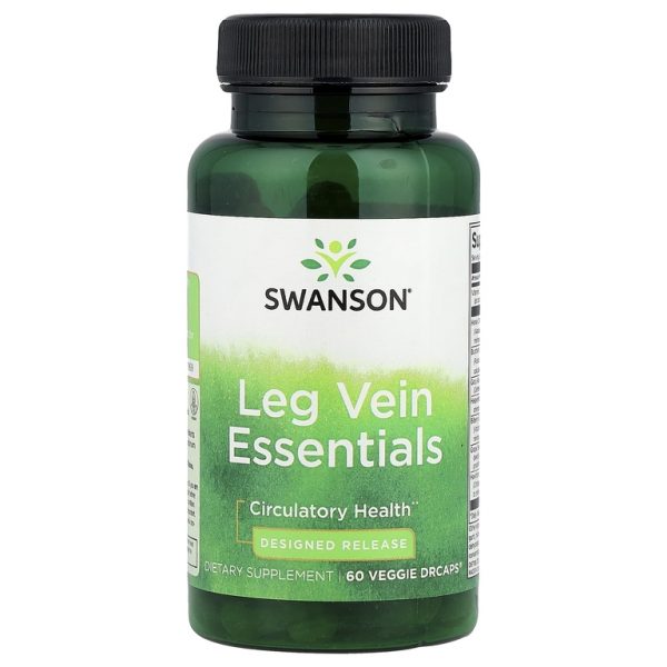 Swanson, Leg Vein Essentials, 60 вегетарианских капсул DrCaps®