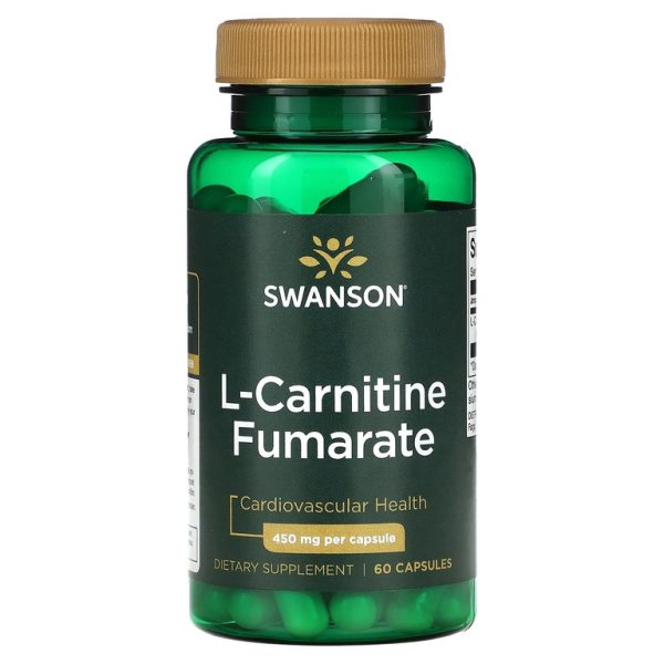 Swanson, L-карнитин фумарат, 450 мг, 60 капсул (Товар снят с продажи)