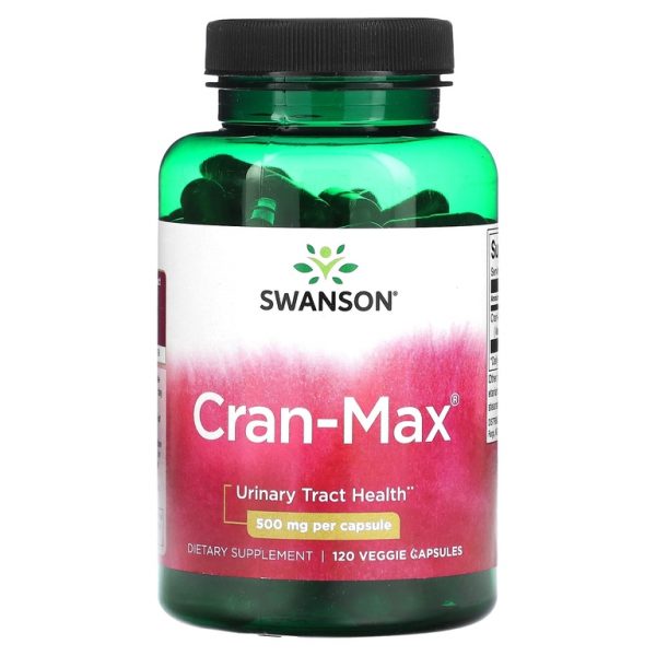 Swanson, Cran-Max, 500 мг, 120 растительных капсул (Товар снят с продажи)