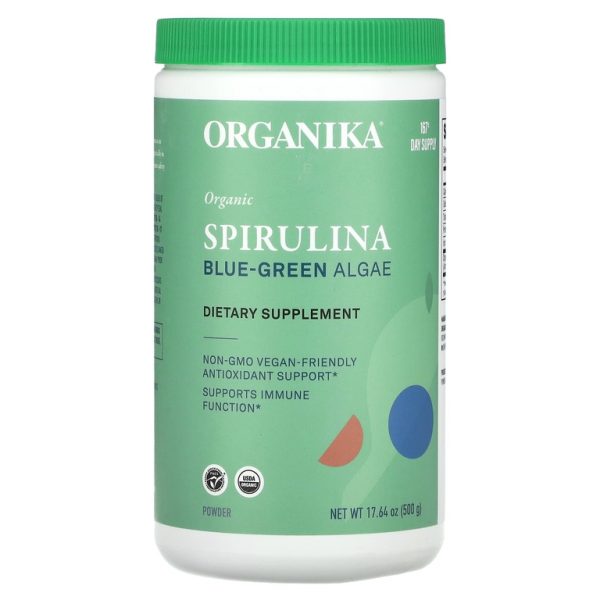 Organika, Органическая спирулина, сине-зеленые водоросли, 500 г (17,64 унции) (Товар снят с продажи)