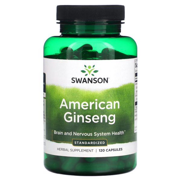 Swanson, Американский женьшень, 120 капсул (Товар снят с продажи)