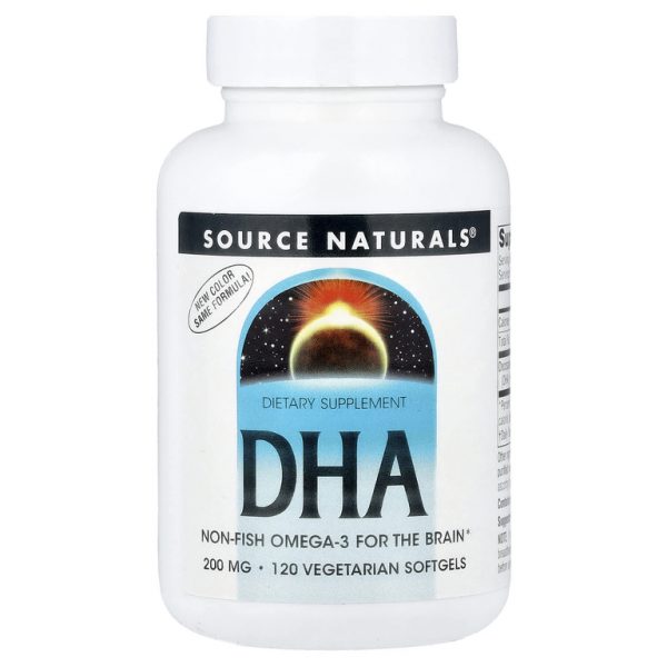 Source Naturals, Neuromins ДГК, 200 мг, 120 вегетарианских мягких таблеток