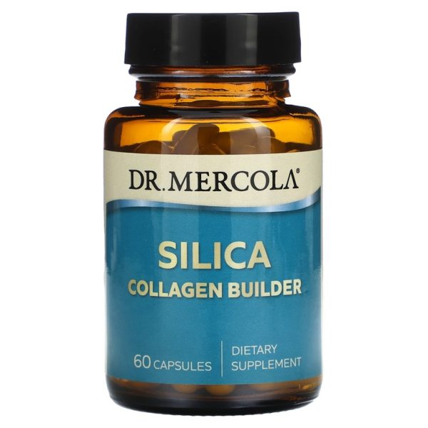 Dr. Mercola, диоксид кремния, коллагеновый стимулятор, 60 капсул (10 мг в 1 капсуле)