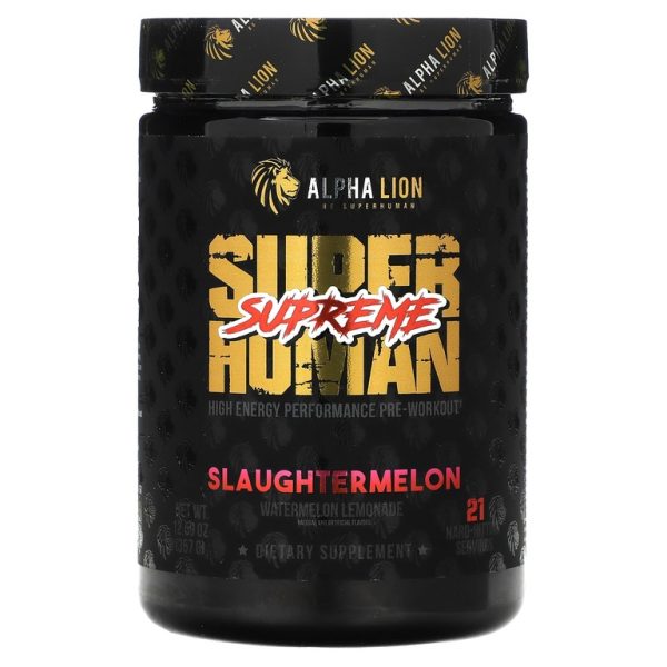 ALPHA LION, SuperHuman Supreme, дыня, арбузный лимонад, 357 г (12,59 унции) (Товар снят с продажи)
