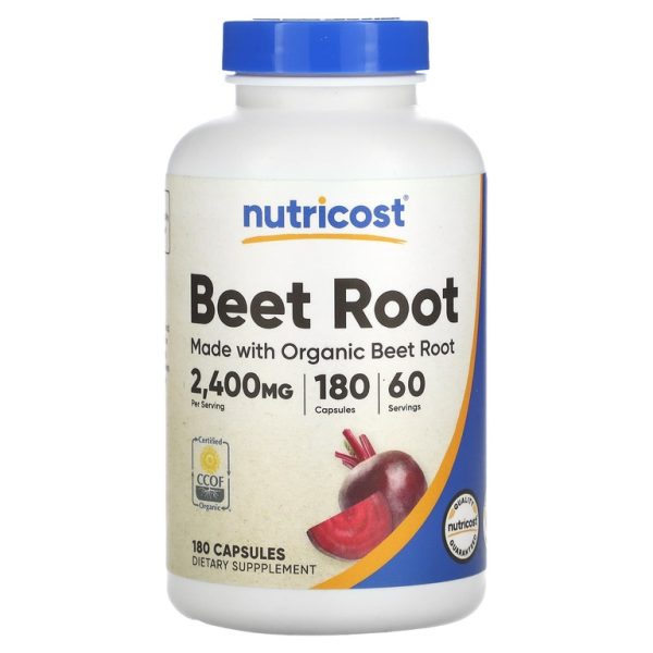 Nutricost, Свекла, 180 капсул (800 мг на капсулу)