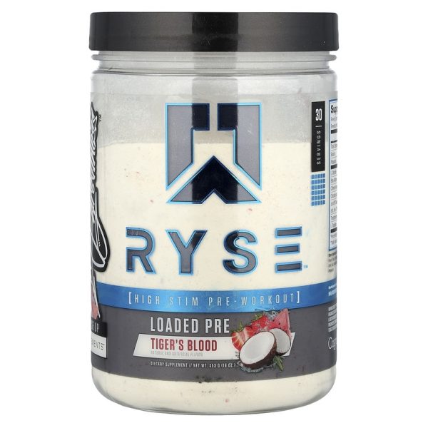 RYSE, Loaded Pre, тигровая кровь, 453 г (16 унций)