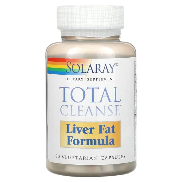 Solaray, Total Cleanse, состав для печени, жир, 90 вегетарианских капсул (Товар снят с продажи)