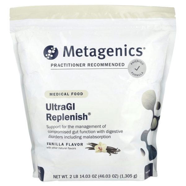 Metagenics, UltraGI Replenish®, ваниль, 1305 г (46,03 унции)