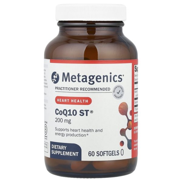Metagenics, CoQ10 ST®, 200 мг, 60 мягких таблеток