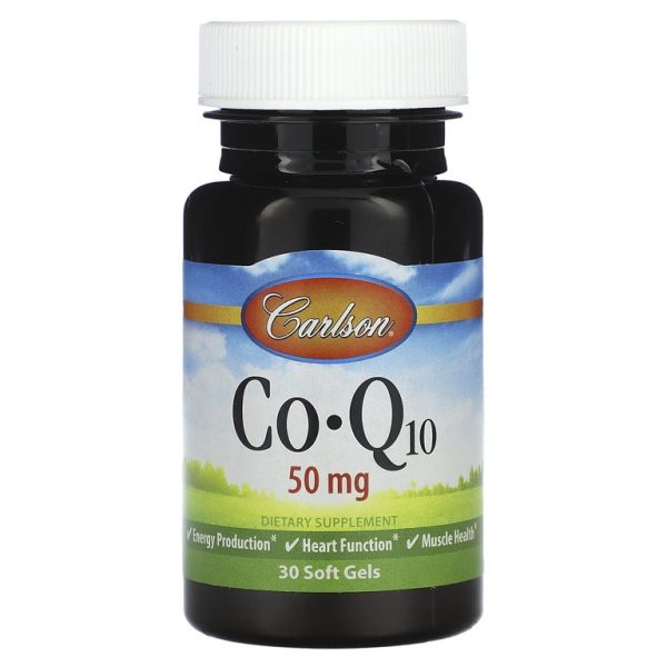 Carlson, CoQ10, 30 мягких таблеток