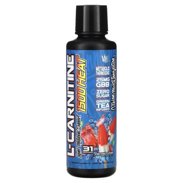 VMI Sports, L-карнитин 1500 Heat, Patriot Pop, 473 мл (16 жидк. унц.)
