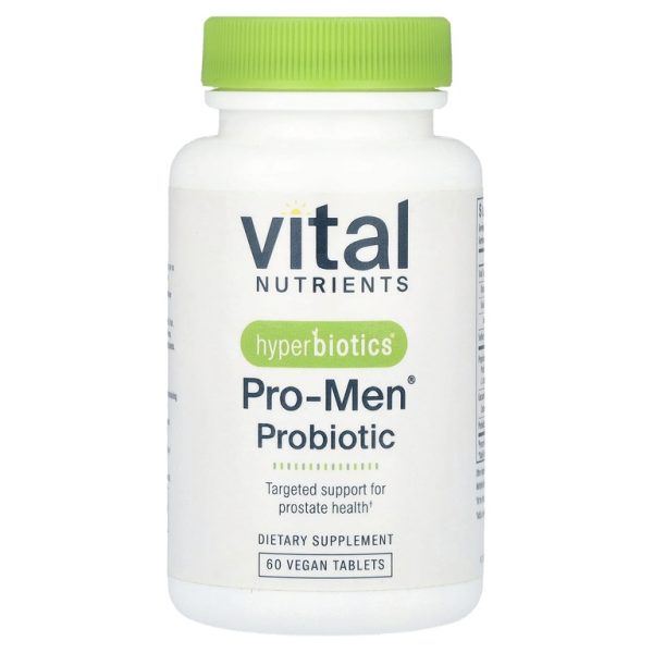 Vital Nutrients, Hyperbiotics®, пробиотик Pro-Men®, 60 веганских таблеток