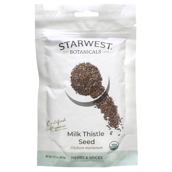 Starwest Botanicals, Органические семена расторопши, 89,9 г (3,17 унции) (Товар снят с продажи)