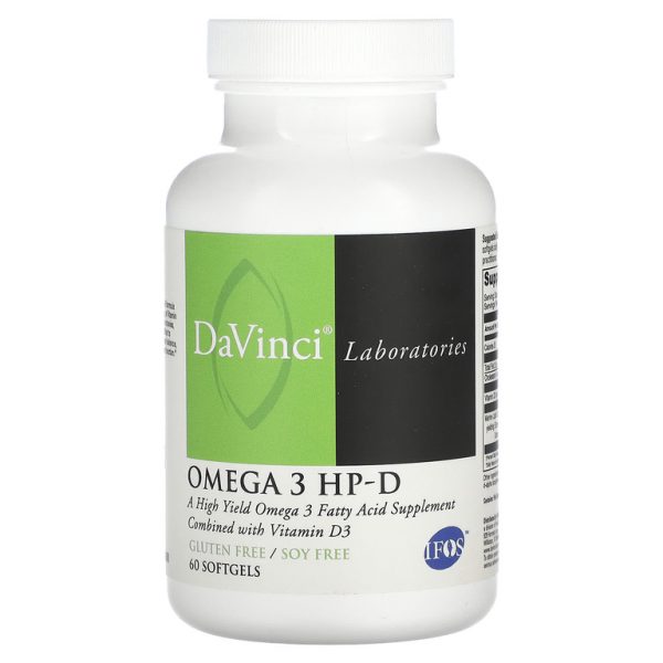 DaVinci Laboratories, Омега 3 HP-D, 60 мягких таблеток