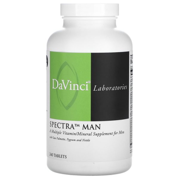 DaVinci Laboratories, Spectra Man, комплекс витаминов и минералов, 240 таблеток