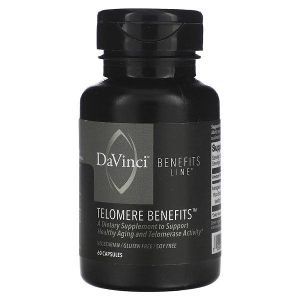 DaVinci Laboratories, Telomere Benefits, 60 капсул (250 мг на капсулу)