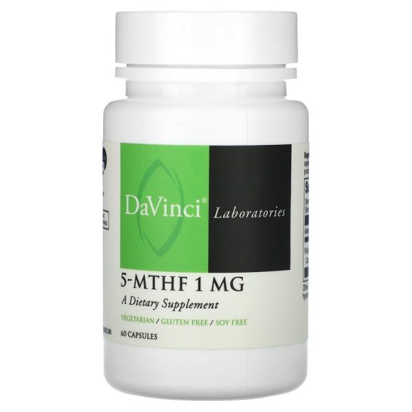 DaVinci Laboratories, 5-МТГФ, 1 мг, 60 капсул