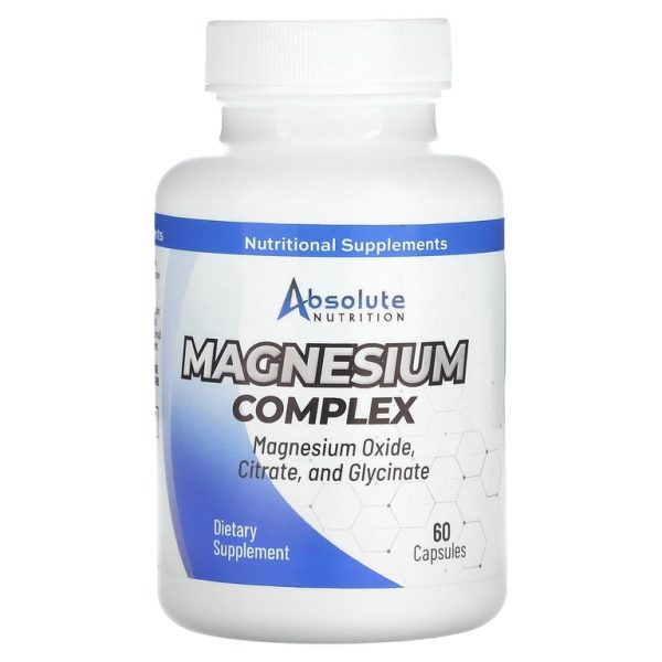 Absolute Nutrition, Комплекс магния, 60 капсул (250 мг в каждой капсуле)
