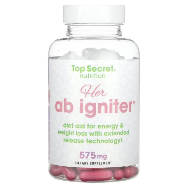 Top Secret Nutrition, Her, Ab Igniter, 575 мг, 90 капсул с замедленным высвобождением
