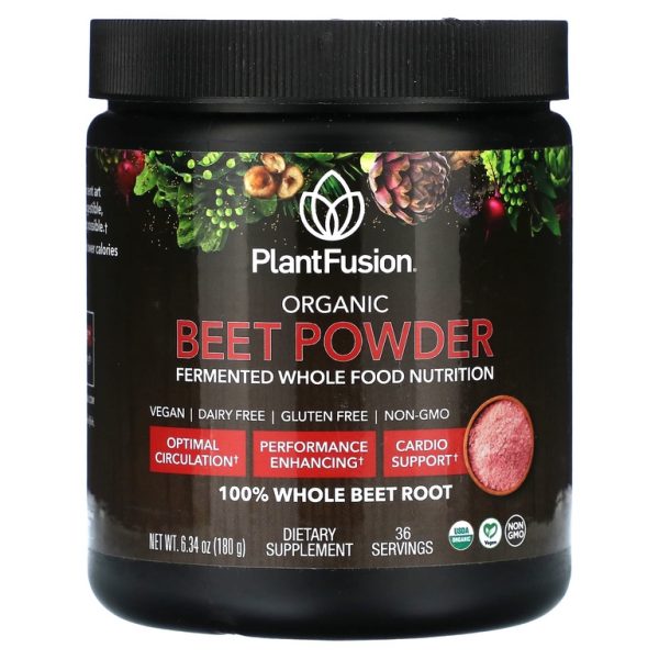 PlantFusion, Органический свекольный порошок, 180 г (6,43 унции)