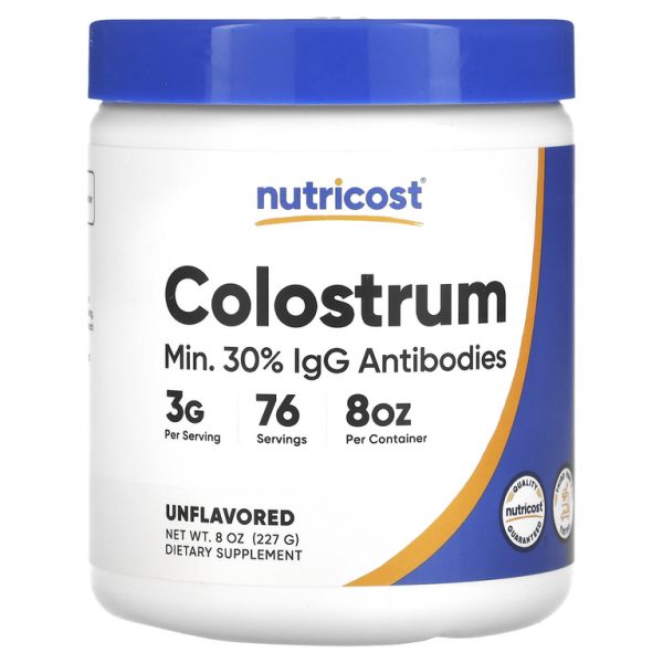 Nutricost, Молозиво, без добавок, 227 г (8 унций)