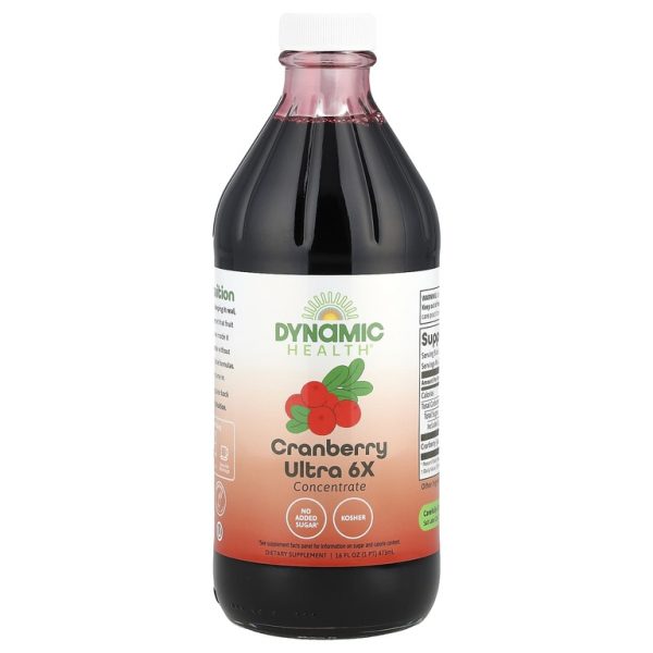 Dynamic Health, 6-кратный концентрат клюквы, 473 мл (16 жидк. Унций)