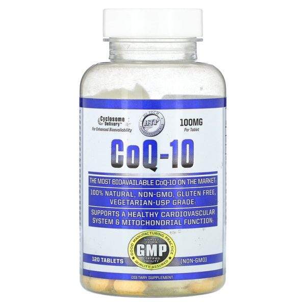 Hi Tech Pharmaceuticals, коэнзим Q10, 100 мг, 120 таблеток