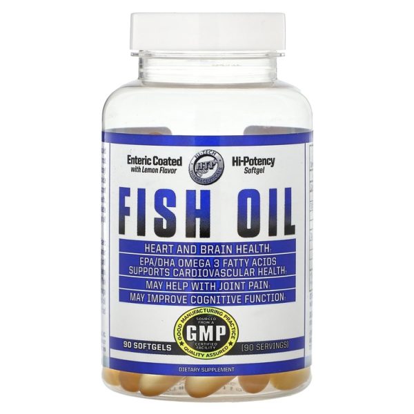 Hi Tech Pharmaceuticals, Рыбий жир, лимон, 690 мг, 90 мягких таблеток