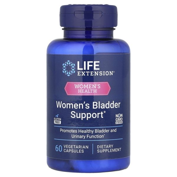 Life Extension, Women's Health, поддержка мочевого пузыря для женщин, 60 вегетарианских капсул