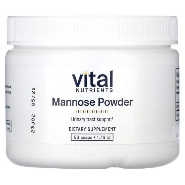 Vital Nutrients, манноза в порошке, 50 г (1,76 унции)