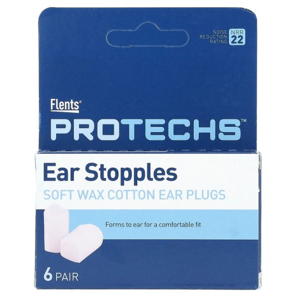 Flents, Protechs, ушные пробки, 6 пар