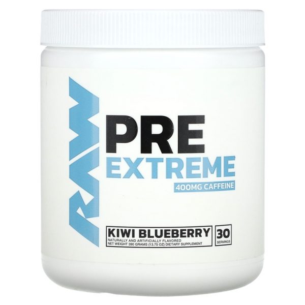 Raw Nutrition, Pre Extreme, киви и голубика, 390 г (13,75 унции) (Товар снят с продажи)