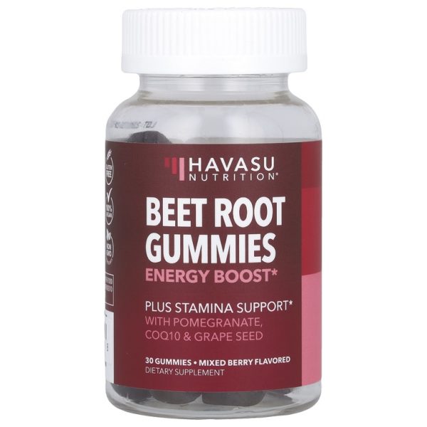 Havasu Nutrition, жевательные мармеладки из свеклы, со вкусом ягодного ассорти, 30 жевательных конфет (Товар снят с продажи)