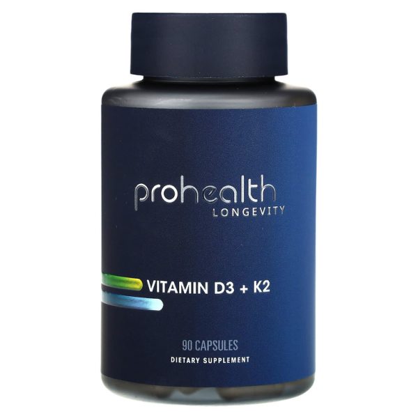 ProHealth Longevity, витамины D3 и К2, 90 капсул (Товар снят с продажи)